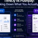 SowerStack featured image for Tithe.ly vs Pushpay: Breaking Down What You Actually Get