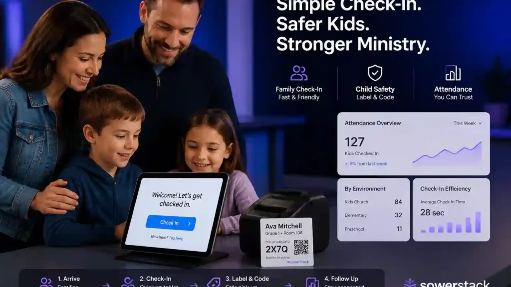 SowerStack featured image for What Small Churches Are Doing Instead of Expensive Check-In Kiosks