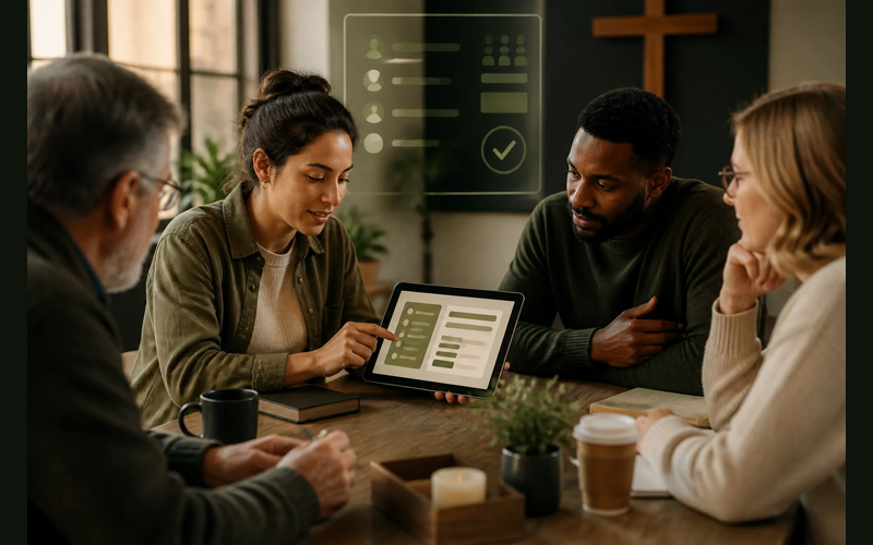 SowerStack editorial green featured image for Why the Best Church Software Is the One Your Team Will Actually Use