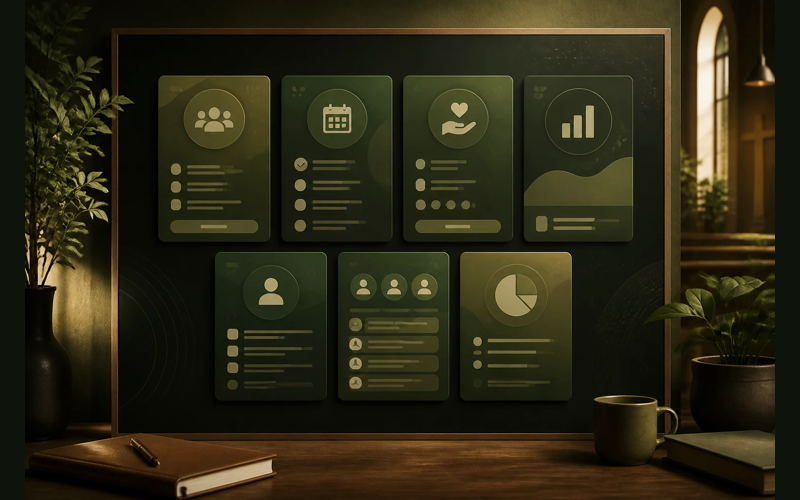 SowerStack editorial green featured image for 7 Church Management Platforms Worth Looking At in 2026