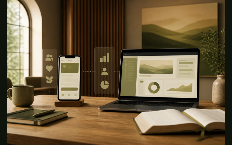 SowerStack editorial green featured image for Tithe.ly vs Pushpay: Breaking Down What You Actually Get