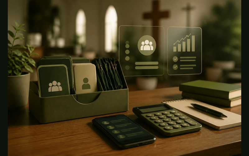 SowerStack editorial green featured image for How to Set Up Children’s Check-In at a Church with No Budget